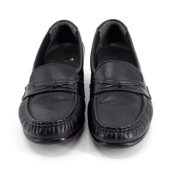 SAS Women's Size 6.5 M Black Tripad Comfort Leather Slip On Loafers Shoes 6.5Med - Picture 1 of 9